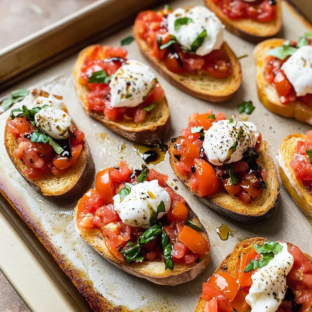 Burrata bruschetta